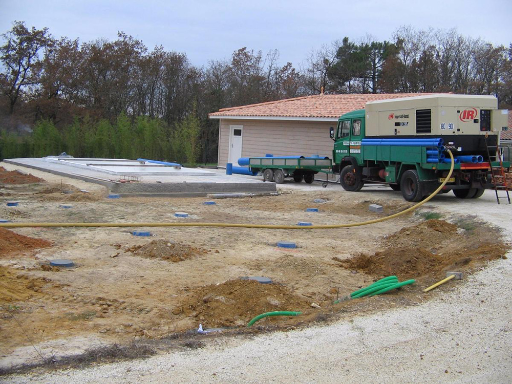 Maintenance de forage dans la région de Saint-Pierre-de-Juillers